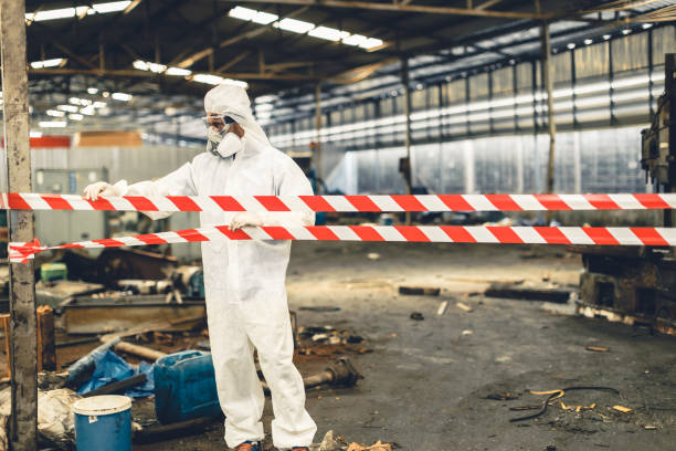 Professional Biohazard technician working in North Arlington, NJ